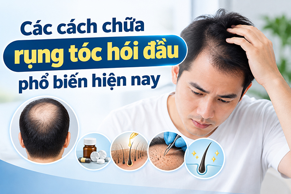 [Tìm Hiểu]: Các cách chữa rụng tóc hói đầu phổ biến hiện nay