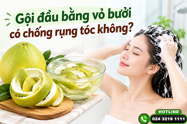 Giải đáp thắc mắc: Gội đầu bằng vỏ bưởi có chống rụng tóc không?