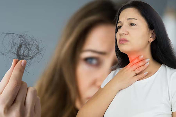 rụng tóc là dấu hiệu bệnh tuyến giáp