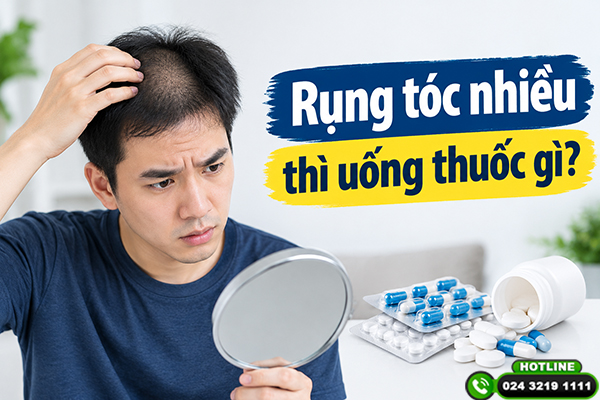 rụng tóc nhiều thì uống thuốc gì